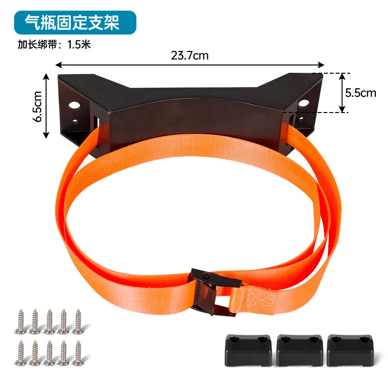 gas-cylinder-holder-stainless-steel-bracket-oxygen-holder-clip-limit-rv-supplies-strap-shelf