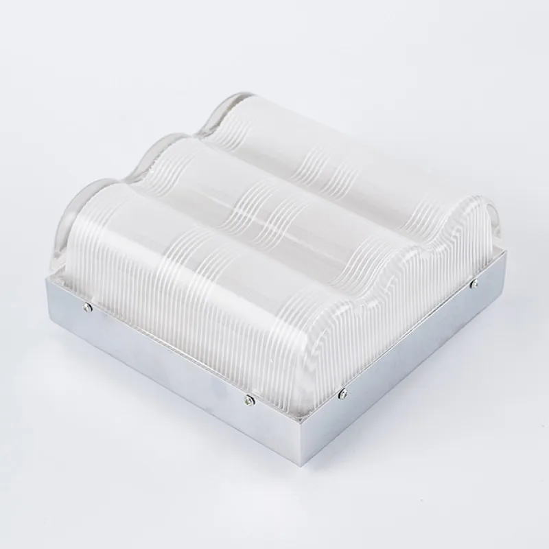 

Wave glass living room corridor mirror front wall lamp