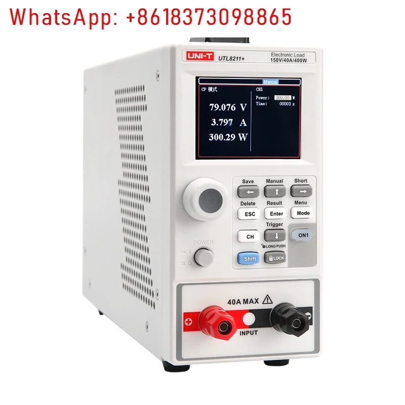 UTL8212 + High Precision Programmable DC Electronic Load Meter Dual Channel Current Power Supply Tester