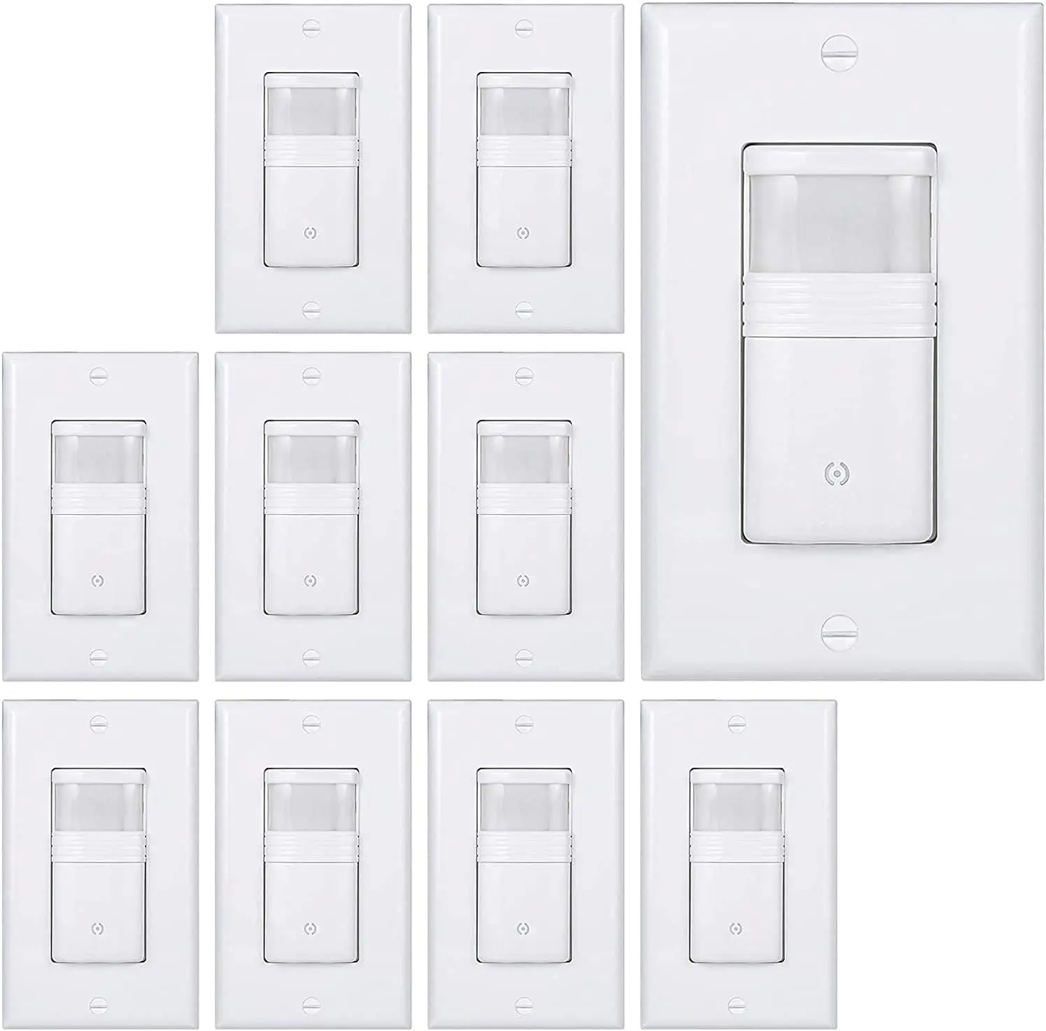 Required neutral line, unipolar only (not 3-way), indoor wall occupancy sensor with wall panel, adjustable timer