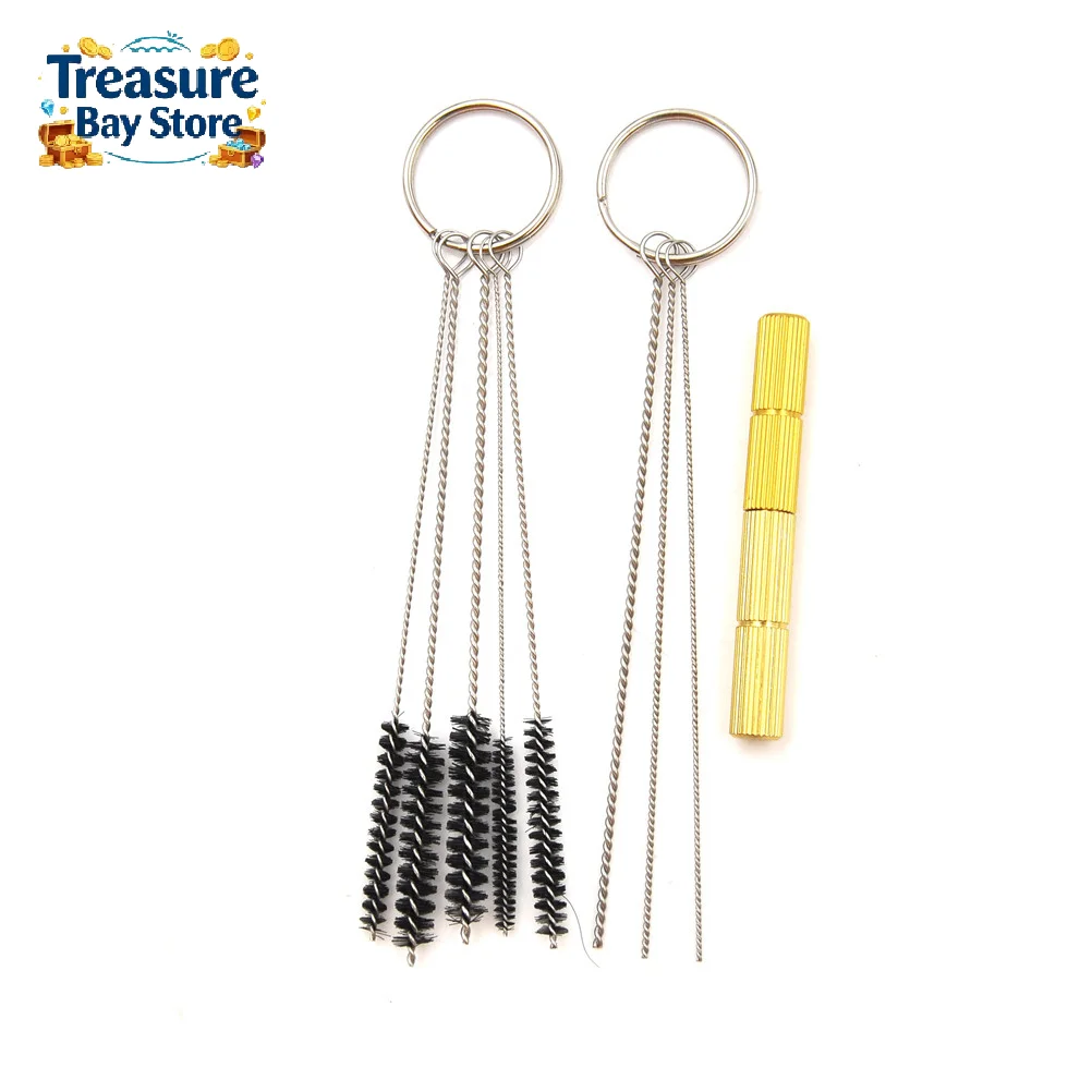 Airbrush Cleaning Kit Cleaner Brushes Airbrush Painting Supply For Auto Parts & Thin Tube Equipment Cleaning