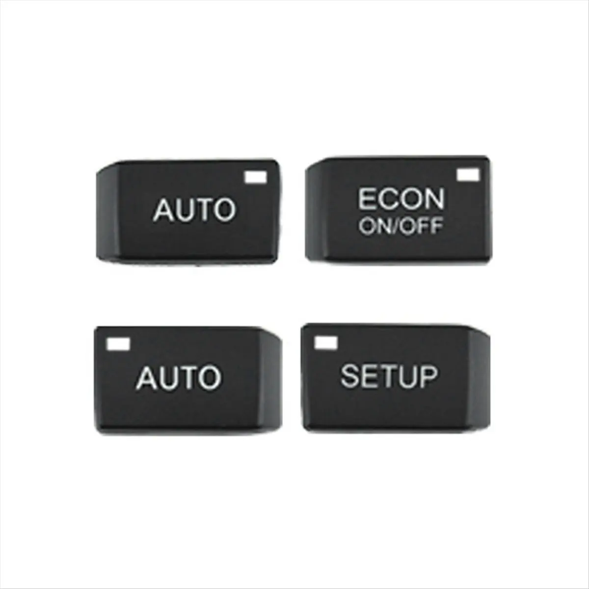 L96A 4-teiliges Set Klimaanlagen-Bedienfeld Tastenabdeckung für Audi A6 C6 S6 Avant 2005-2011 4F1820043