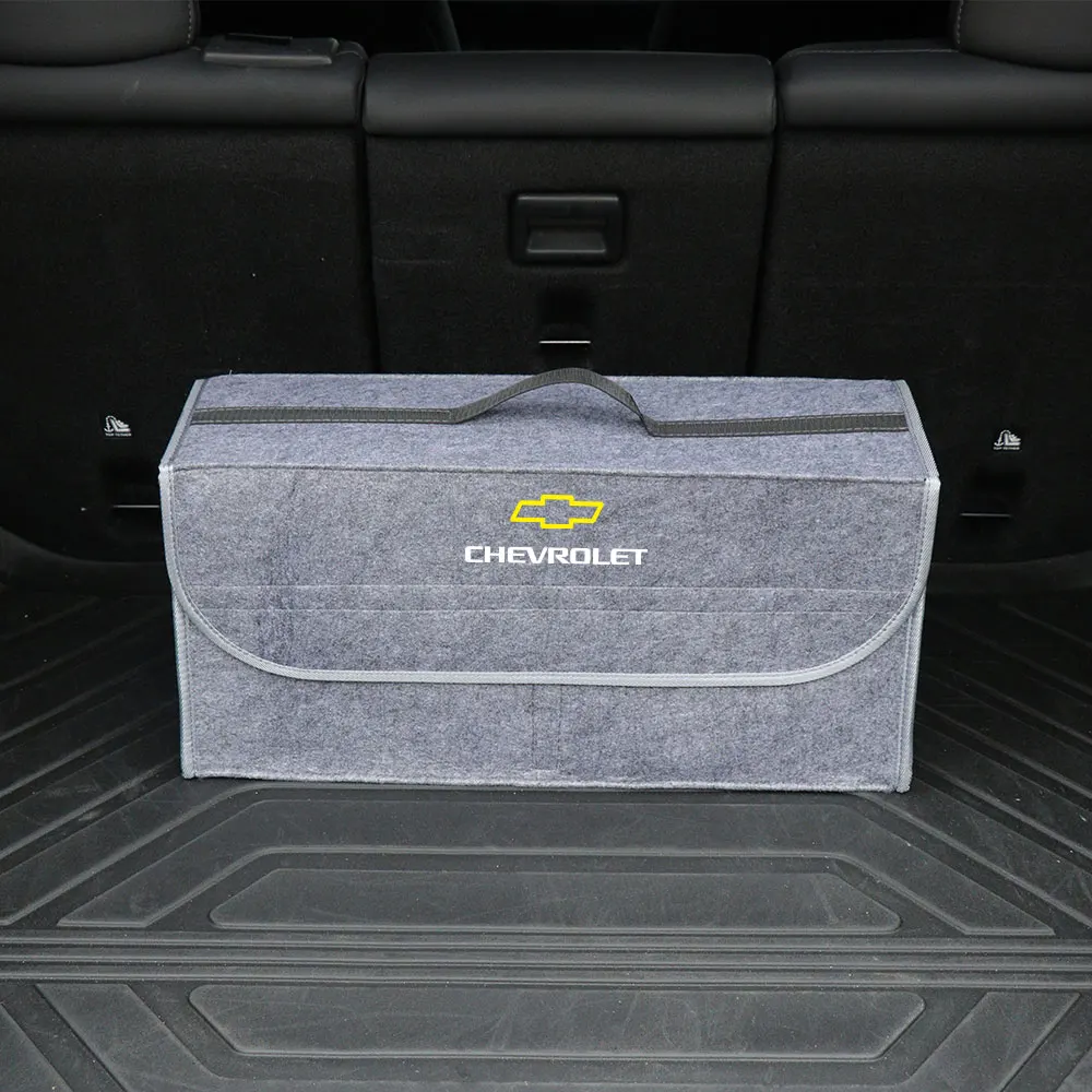 1pcs Car Trunk Storage Box Sundries Stowing Tidying Box For Chevrolet Cruze Captiva Sonic Spark Onix Orlando Sail Malibu Camaro