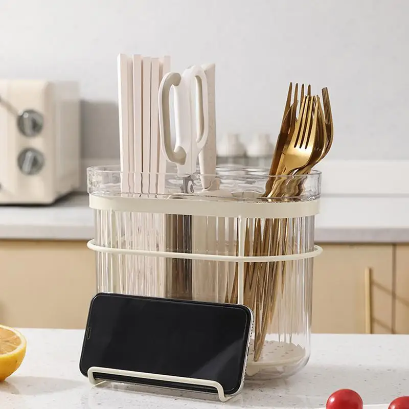 Silverware Drying Basket Wall Mount Cutlery Drainer Utensil Holder Space Saving Kitchen Cutlery Organizer Cooking Utensil Holder