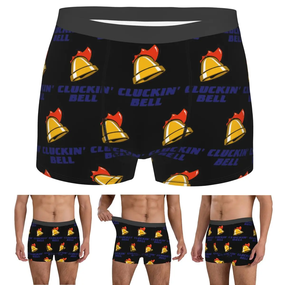 

Boxer Underpants Shorts Cluckin Bell GTA San Andreas (3) Panties Men Breathable Underwear for Homme Man Boyfriend Gift