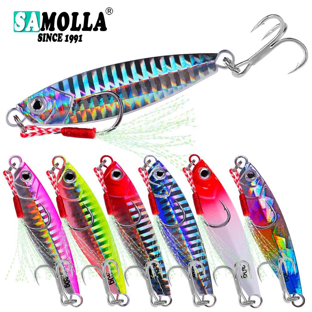 New Jig Fishing Lure Jigs Weights 7-30g Tackle Metal Jig Bass Fishing Bait Saltwater Lures Isca Artificial Articulos De Pesca