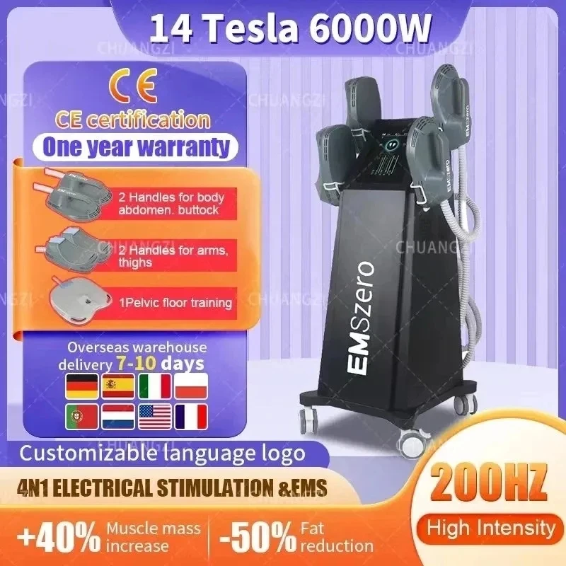 

Emszero Neo 6000W14 Tesla Hi emt, устройство для стимуляции мышц, для похудения, формирования тела, Nova тазовое напольное оборудование