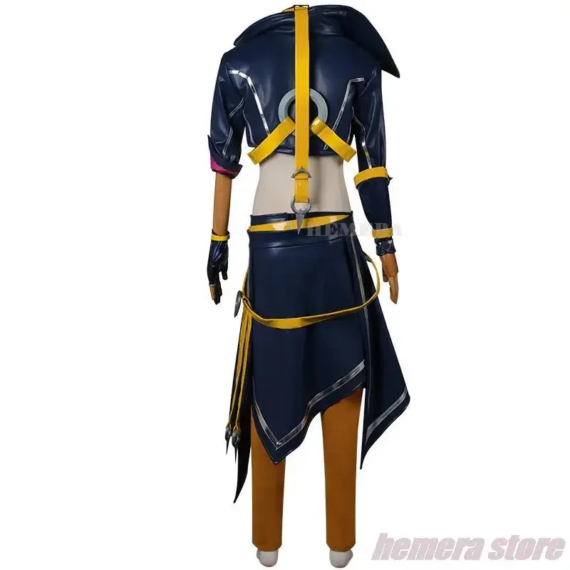 Shieda Kayn Costume Gioco LOL Heartsteel Cosplay Top Giacca da uomo Pantaloni con accessori Abito di carnevale di Halloween