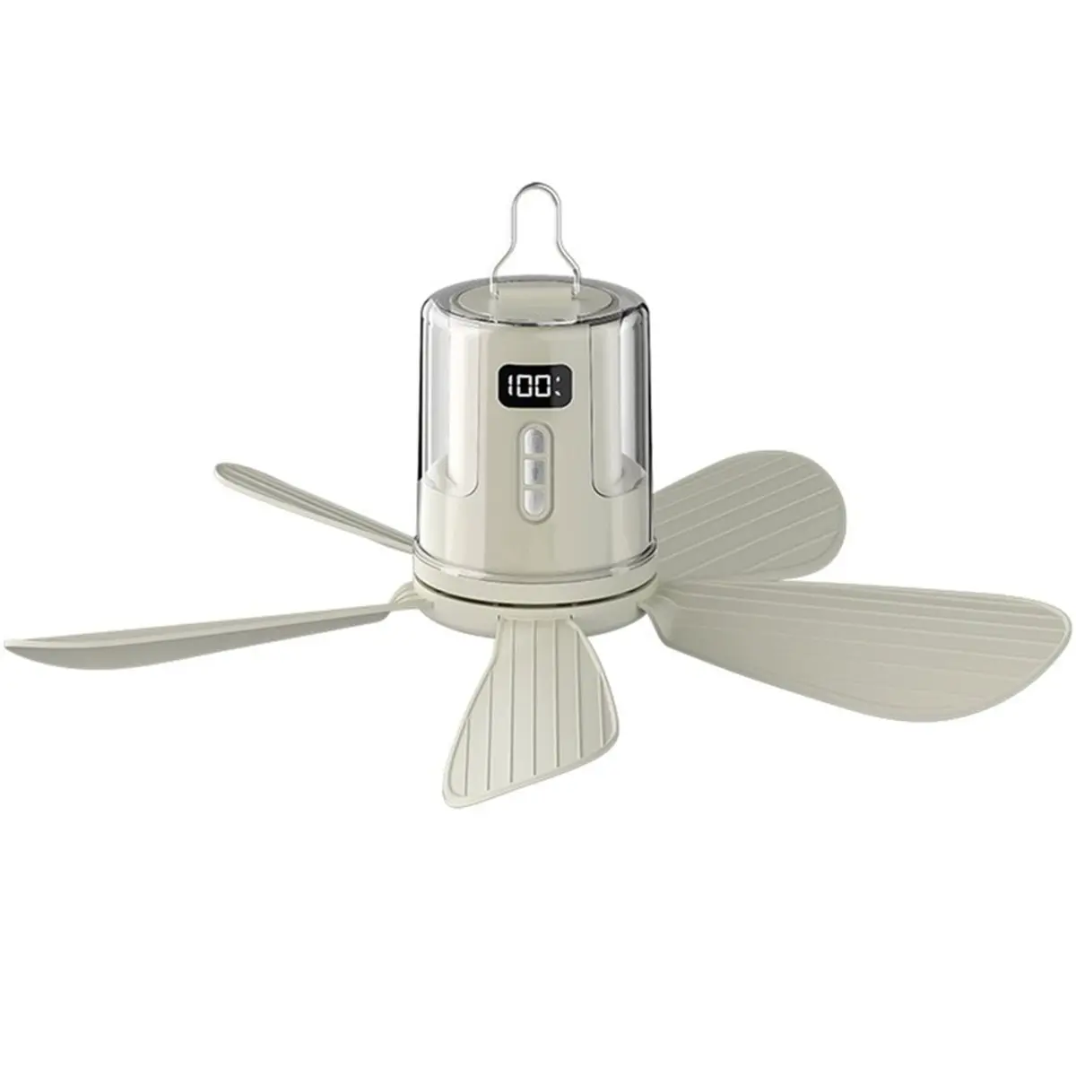 L70A Ceiling Fan with Dimmable Light, 10800mAh Battery,Remote, 4 Speeds & Timer for Cruise Cabin Canopy Patios with Stand