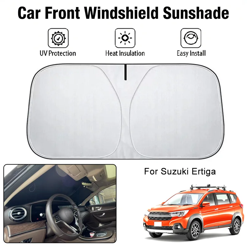 

Foldable Car Windshield Sun Shade UV Block Heat Insulation For Suzuki Ertiga Interior Protection Accessories