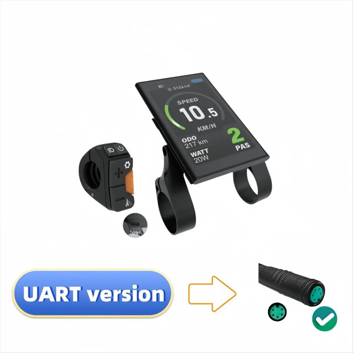 

Stable- For BAFANG Electric Assisted Bicycle Parts Central Motor DPC188 Display G340 G320 BBSHD BBS0102B UART Prot