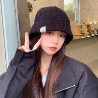 Autumn And Winter Hat Korean Ins Tide With Winter Warm Cap Ear Protection Big Head Knitted Cap Men And Women Wool Hat