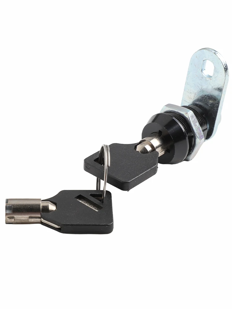 Keys Cam Lock Furniture Lock High Quality Locker Lock 17mm 90 Degrees Alike Mailbox Drawer Cabinet Desk Turn New