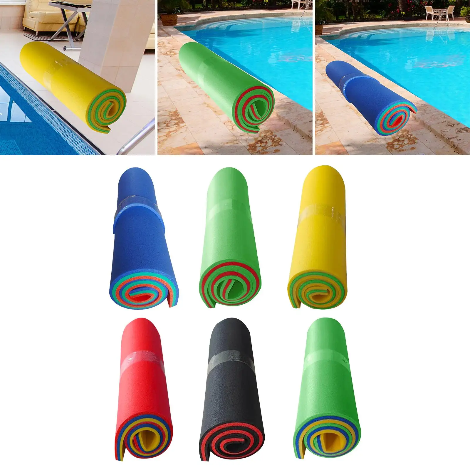 Non Inflatable XPE Foam Pool Lounger Raft for Adults Summer Water Floating Mat Beach Lake Comfortable Outdoor Pad