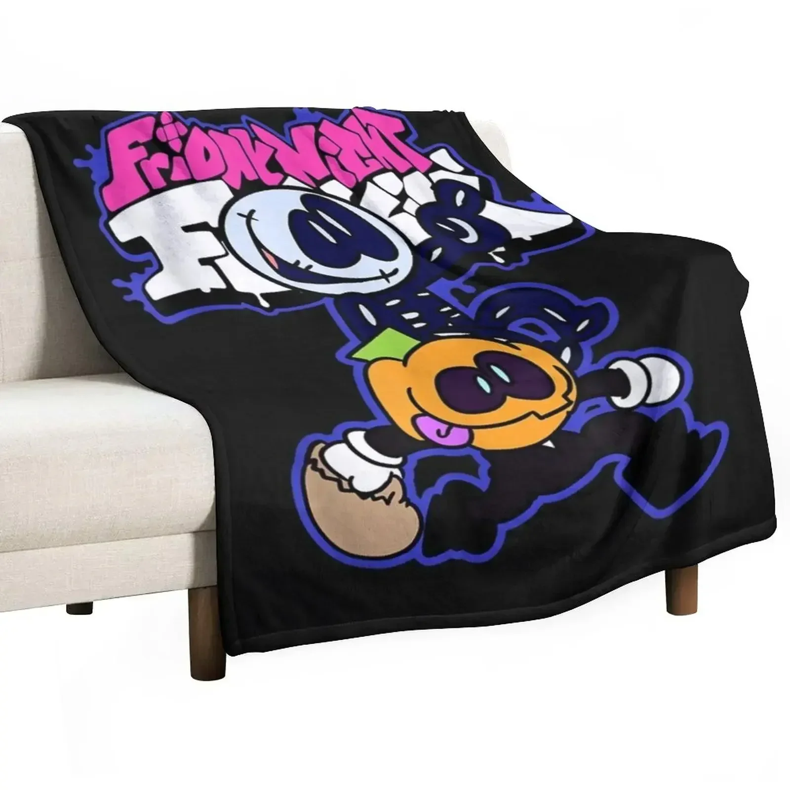 

Friday Night Funkin Skid And Pump T-Shirt Throw Blanket Shaggy Stuffeds Blankets