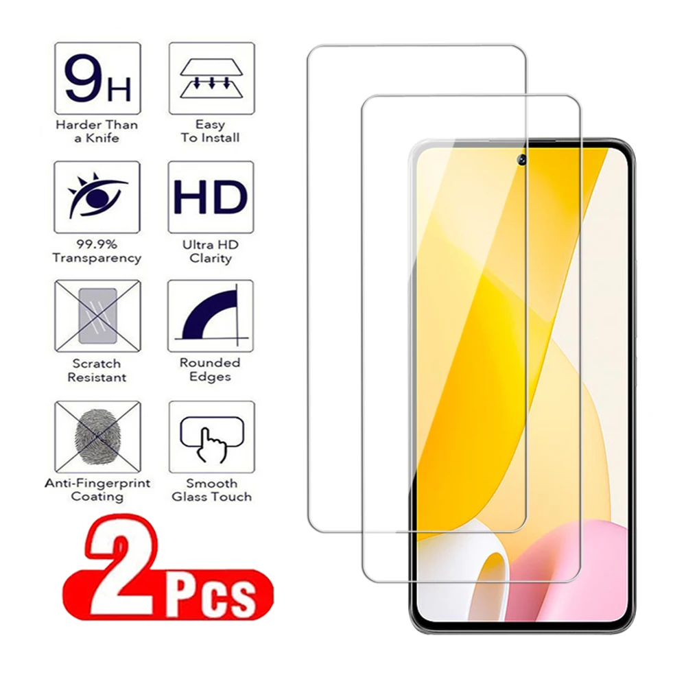 2Pcs 9H Protector For Xiaomi 11 12 13 14 Pro Tempered Glass For Xiaomi 11i 11X 11T 12T 13T Lite Pro Screen Protective Glass Film