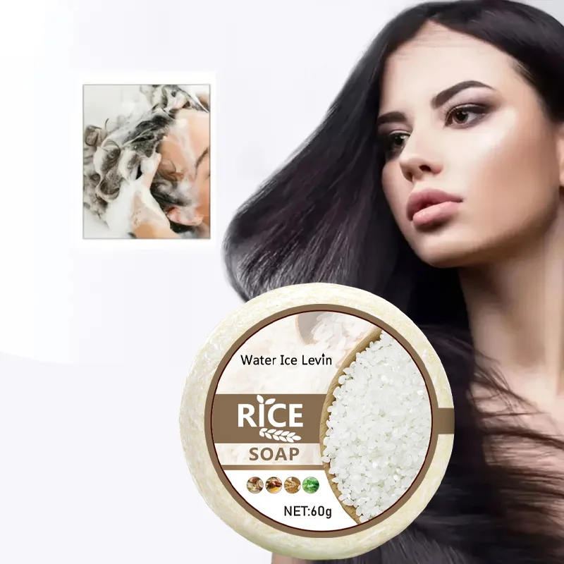 

Rice Water Shampoo and Hair Soap Two-In-One Shampoo and Conditioner to Strengthen Hair, Healthy Hair, Penetrating Hair Roots and Hair Tips
