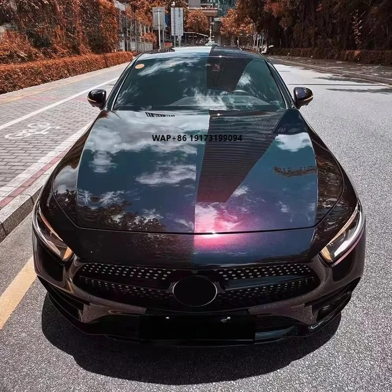 

High Quality Anti Scratch Green Charm Vinyl Wrap Film for Car Body 6.5mil Thick Easy Install 3 Year Warranty