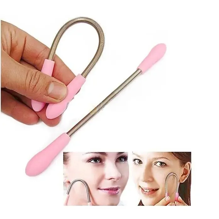 Women Face Removal Facial Hair Free Makeup Spring Bend Remover Tool