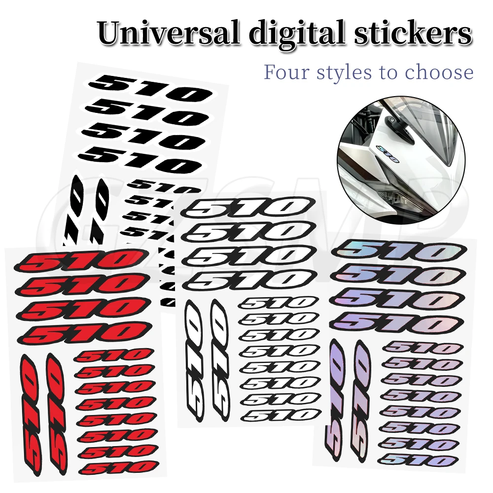 

Motorcycle Stickers Number 505 Motorcross Body Fuel Tank Deco Digit Decal Fit for HUSQVARNA TE 510 510LC SM 510R 510IE
