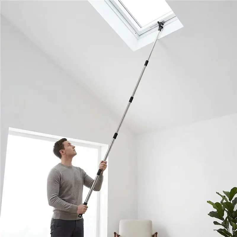 B23B Telescopic Hook Pole-Modular Design Adjustable Overhead Extension For Hanging Lights And Retrieving Items From High Places