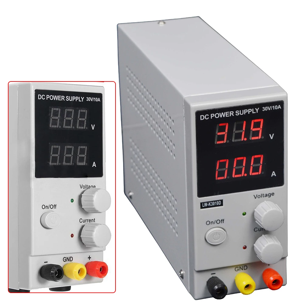 30V 10A Adjustable DC Power Supply  Precision Variable Digital Regulated DC Power Supply 220V