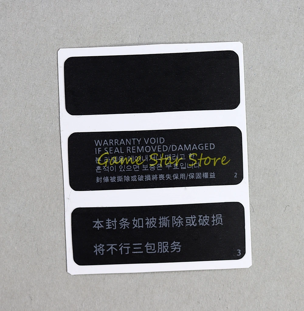 2pcs Replacement For Playstation 5 PS5 Console Housing Shell Sticker Lable Seals Game Accessories