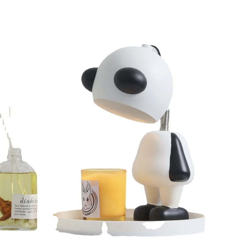 

Panda aromatherapy wax melting lamp, romantic cartoon indoor cute table fragrance candle dimming lamp