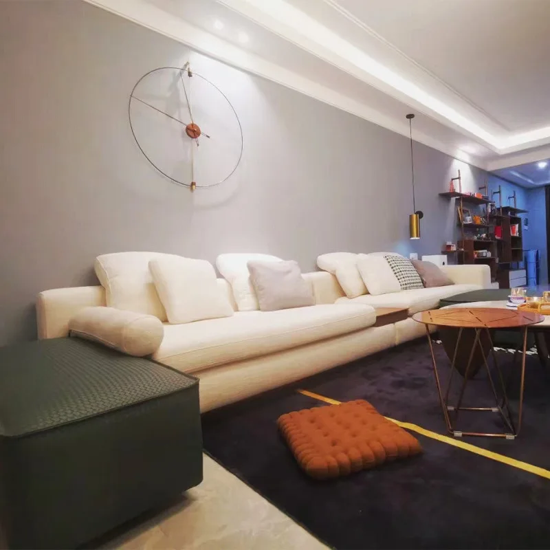 Italienisches einfaches kleines Apartment-Wohnzimmer-Stoffsofa