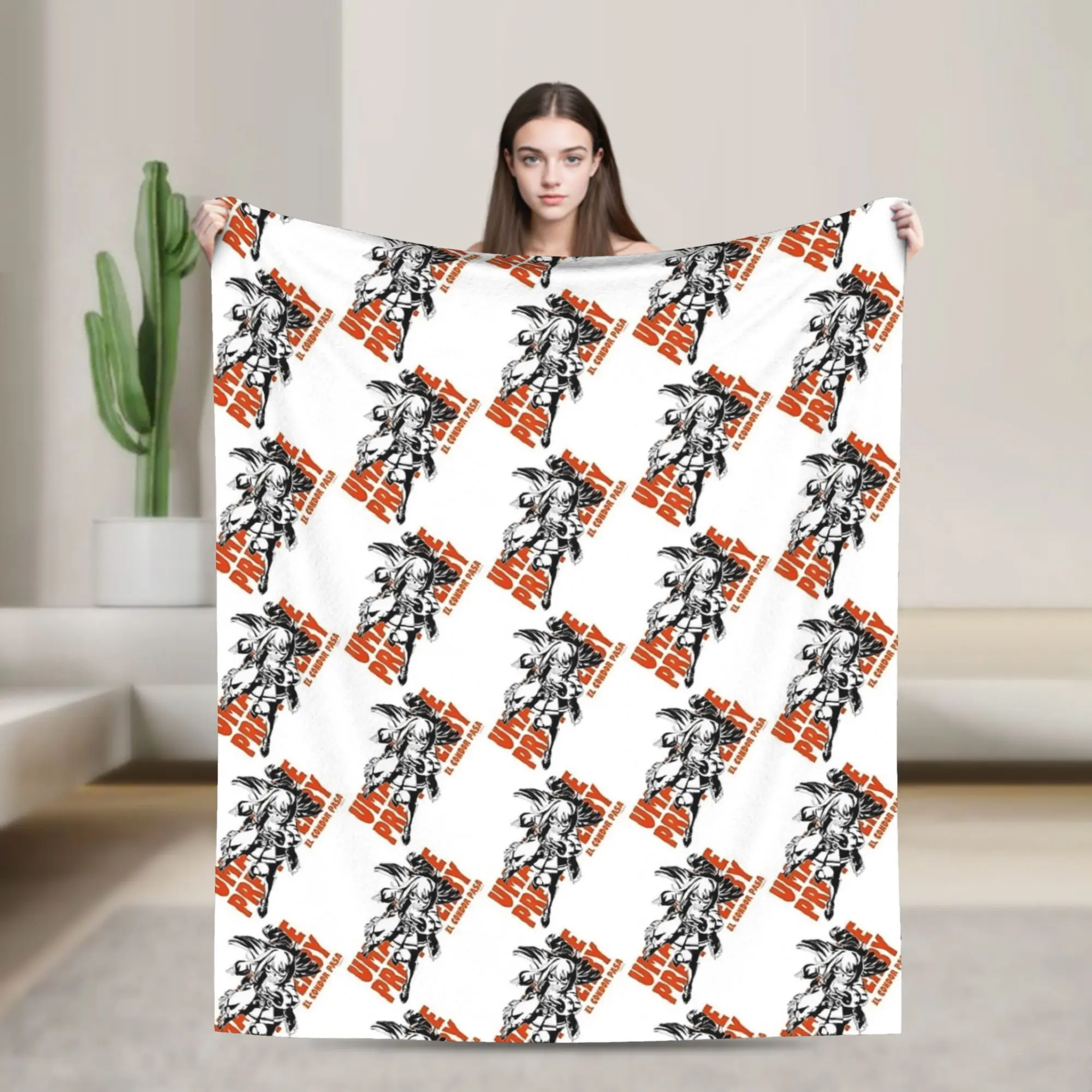 Umamusume Pretty Derby El Condor Blanket Quality Soft  Throw Blanket Winter Children Couch Chair Sofa Bed Comfortable Bedspread