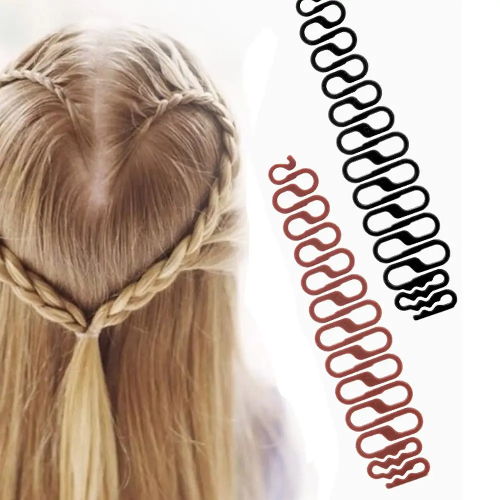 Kunststoff Frauen Welle Geflecht Clip Mode Französisch Fischgräten Haar Geflecht Twist Braid Tool Haar Flechter Haar Styling Tool Zöpfe