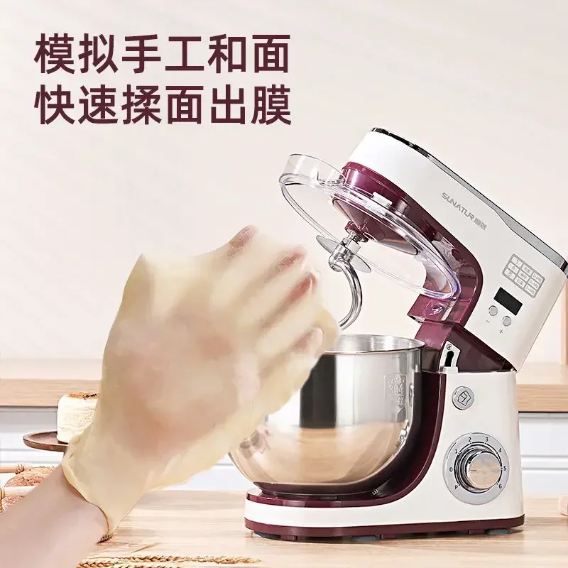 fully automatic Dough mixer multi-function household tabletop egg beater commercial small chef machine mixing and kneading dough