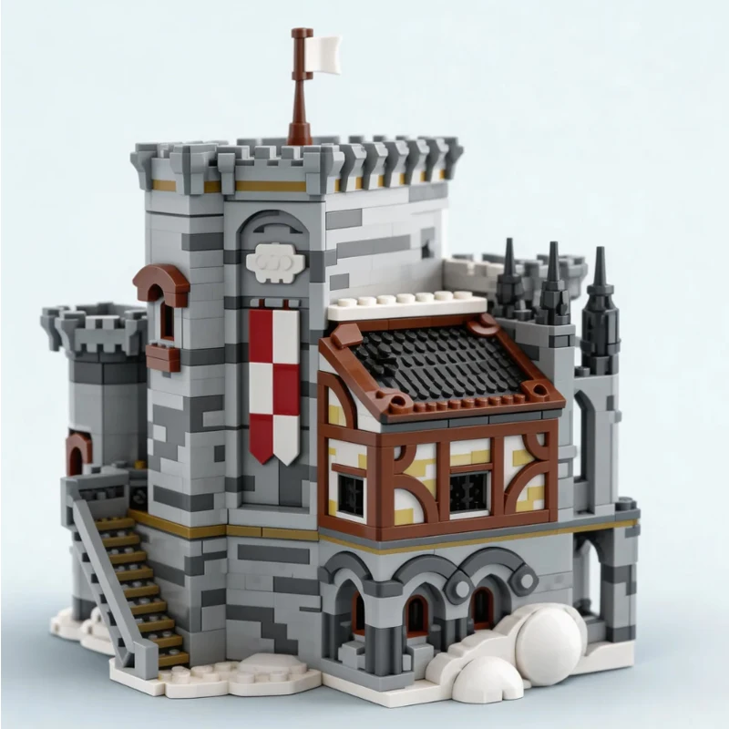 3996 PCS Customize Medieval Architecture Cloud Kingdom MOC Building Block Model Children Educational Surprise Toys Birthday Gift