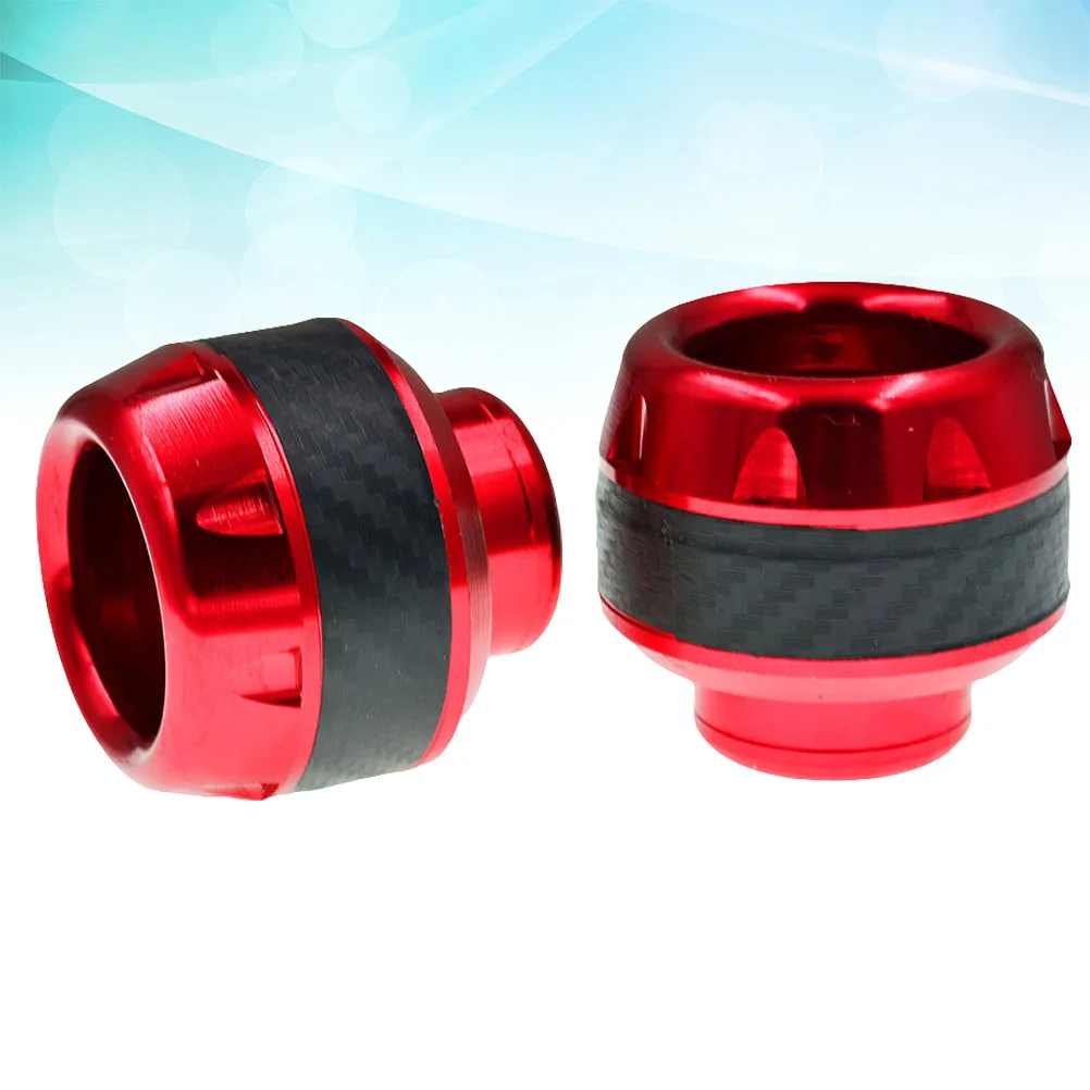 

Durable Motorcycle Front Fork Cups Aluminum Alloy Crash Protector Spillproof Fits Most Bikes Electric Bicycle Moped Accessories