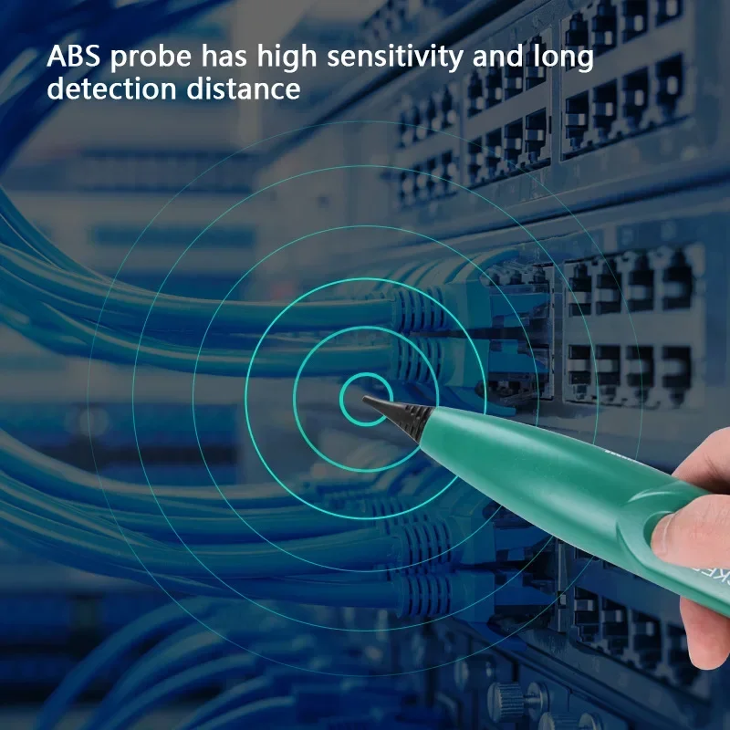 جهاز اختبار تعقب الكابل MS6812 ، كاشف الشبكة المحلية للخط الاحترافي ، جهاز تتبع سلك الهاتف UTP STP ، موقع نقطة التوقف ، تشخيص النغمة