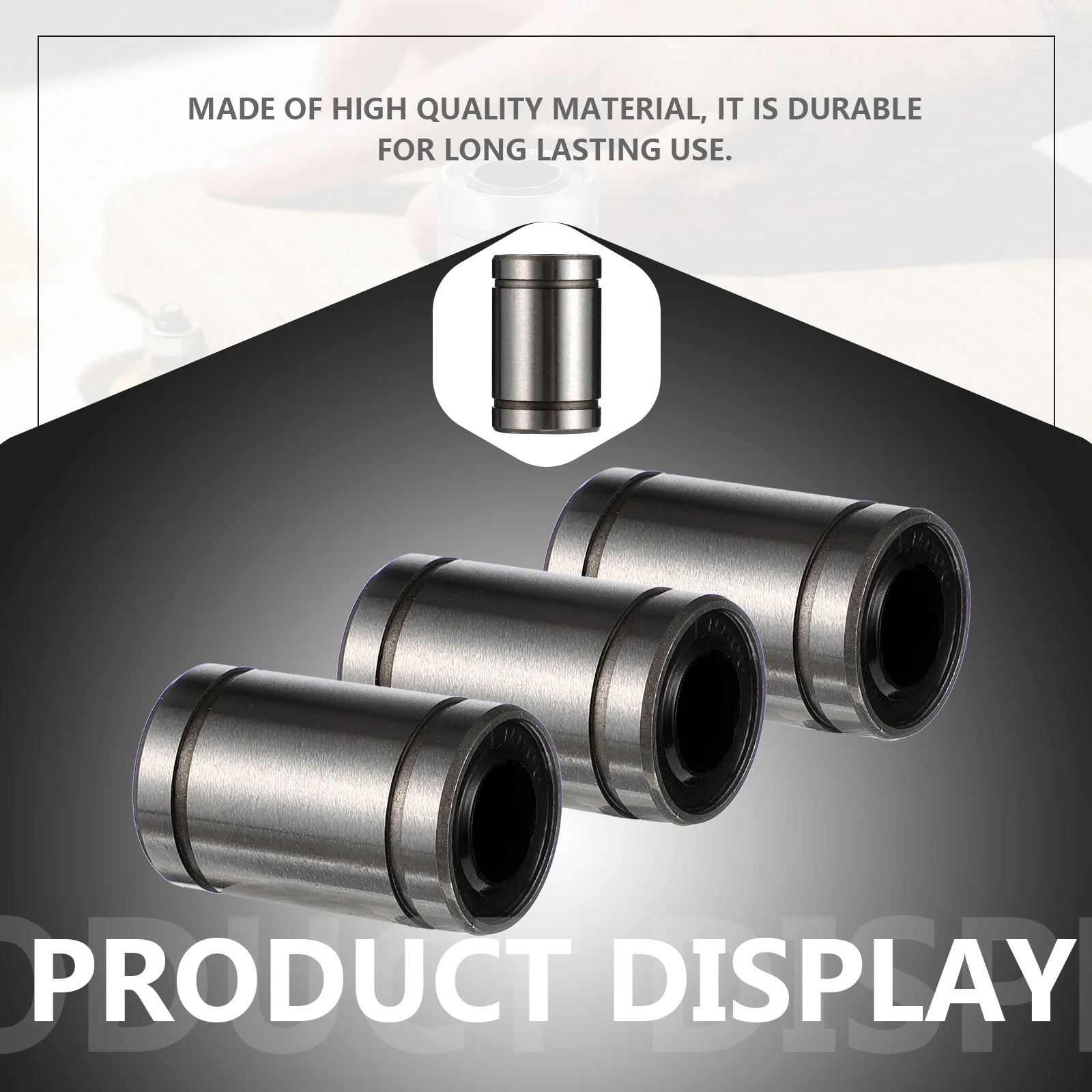 

12Pcs Linear Ball Bearings Standardized Durable Bearing for 3D Printer Cnc Machine Accessories Precision Linear Bearings