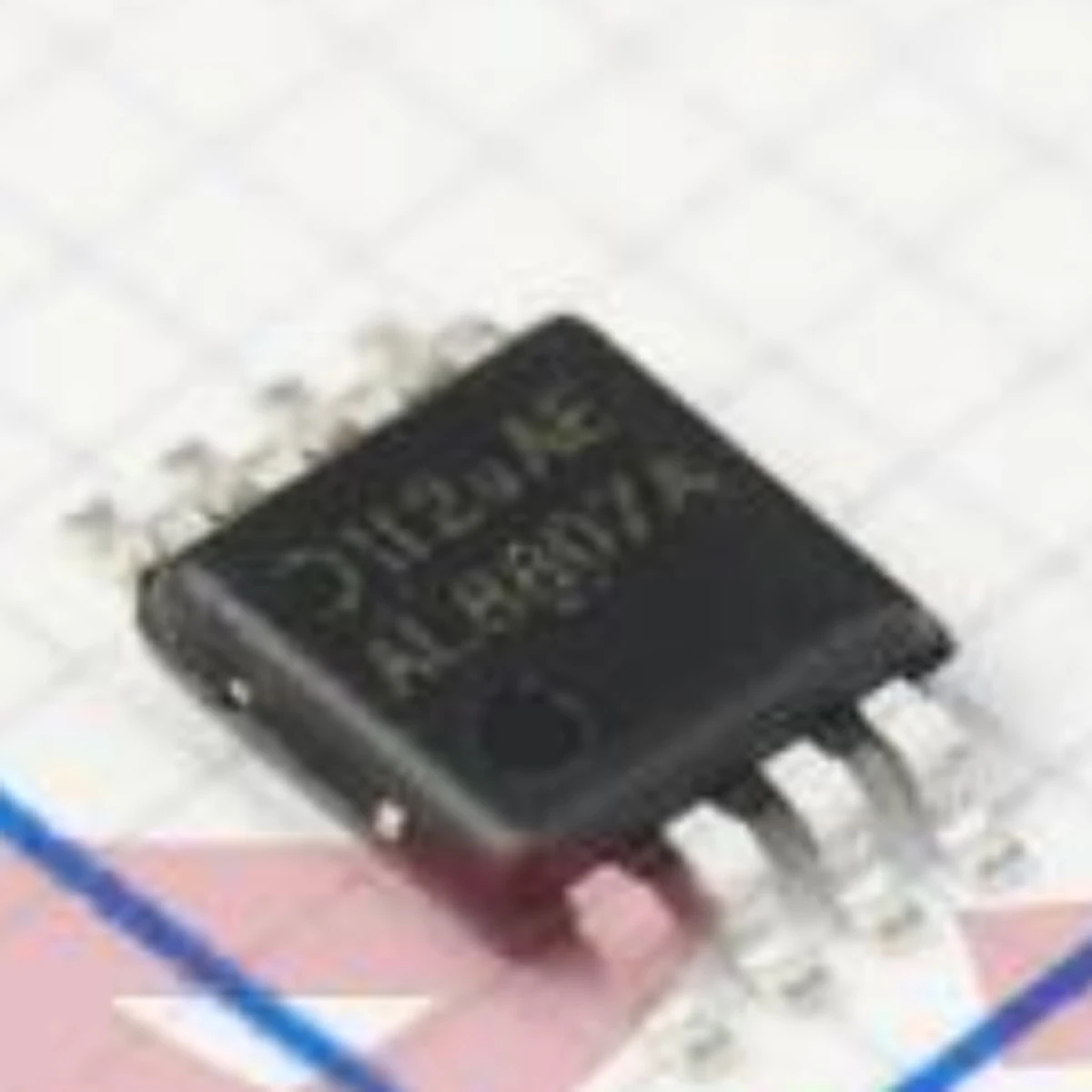 5PCS Original AL8807A High Efficiency Low EMI WIDE ANALOG DIMING RANGE 36V 1A/1.3A BUCK LED DRIVE MSOP-8-EP：AL8807AMP-13