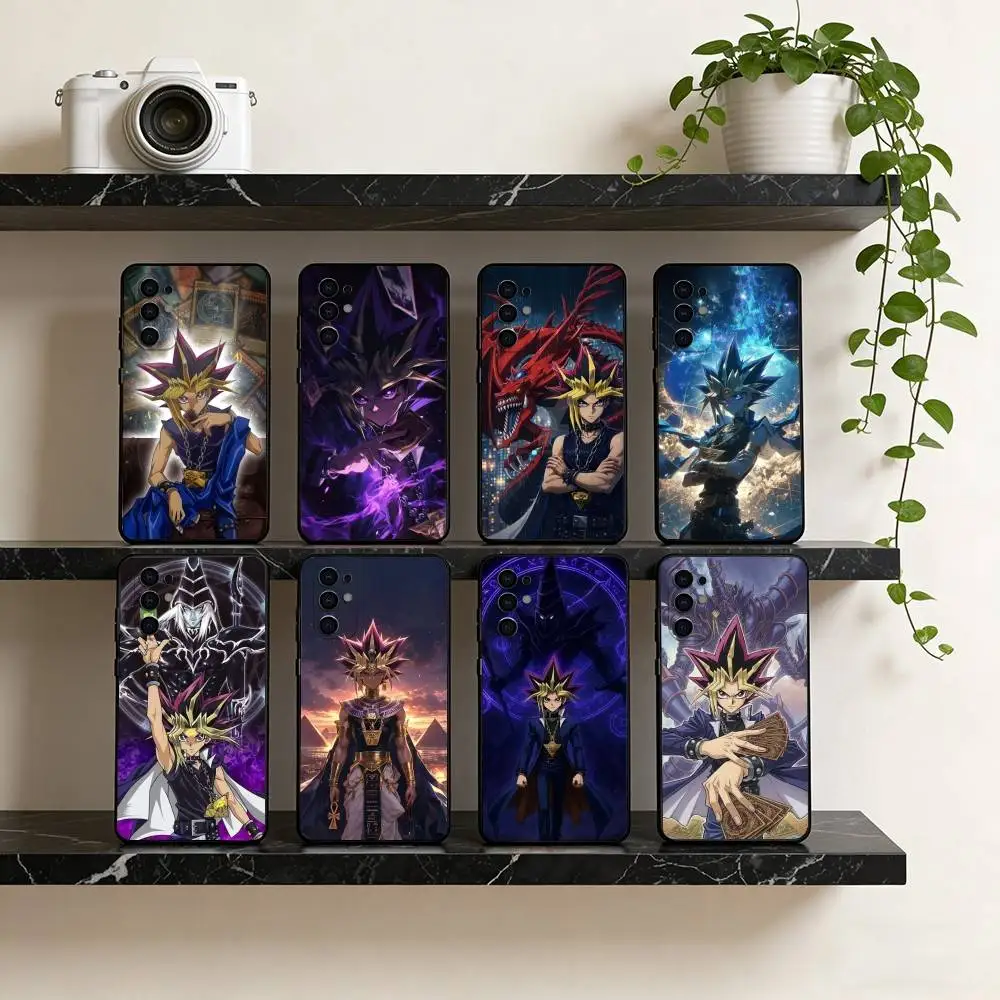 Anime Yu-Gi-Oh Phone Case For Samsung S26,S25,S24,S23,S22,S21,S30,Ultra,Plus,Fe,Soft Silicone Black Cover
