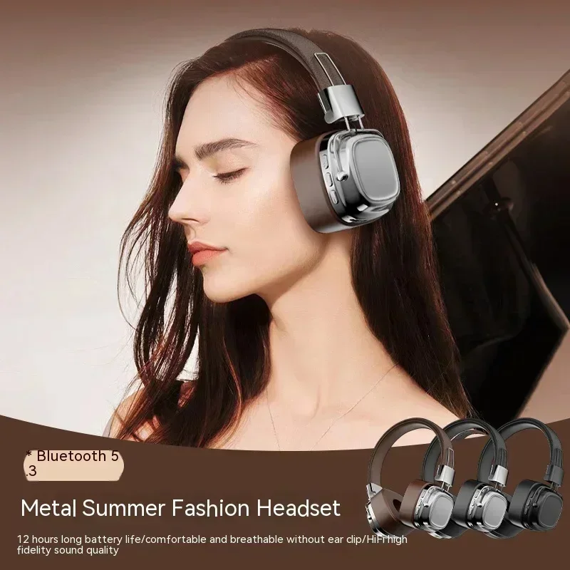 2024 nuove cuffie Over-Ear pieghevoli 5.3 cuffie Bluetooth Wireless DJ Stereo Sounds cuffie Bluetooth Gamer Choice Retro