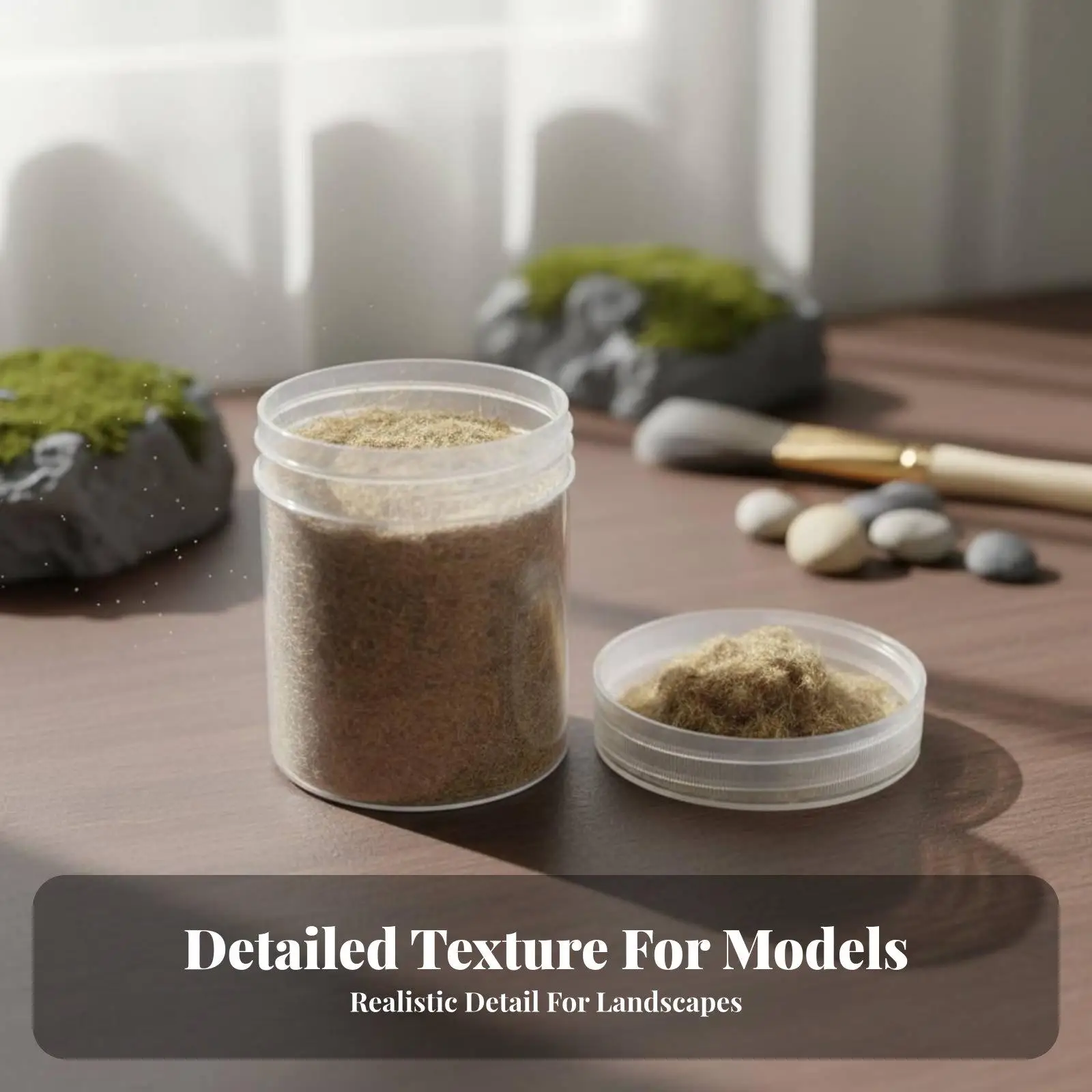 Simulation Lawn 45g Grass Flock Powder Plastic DIY Scenery Material Realistic Ground Cover for Model Train Setup and Diorama