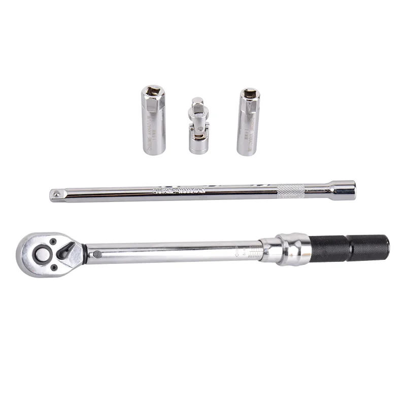 Industrial 3/8 Pre-set Torque Wrench 5-60Nm Torque Spark Plug Sleeve Auto Repair Tool Set