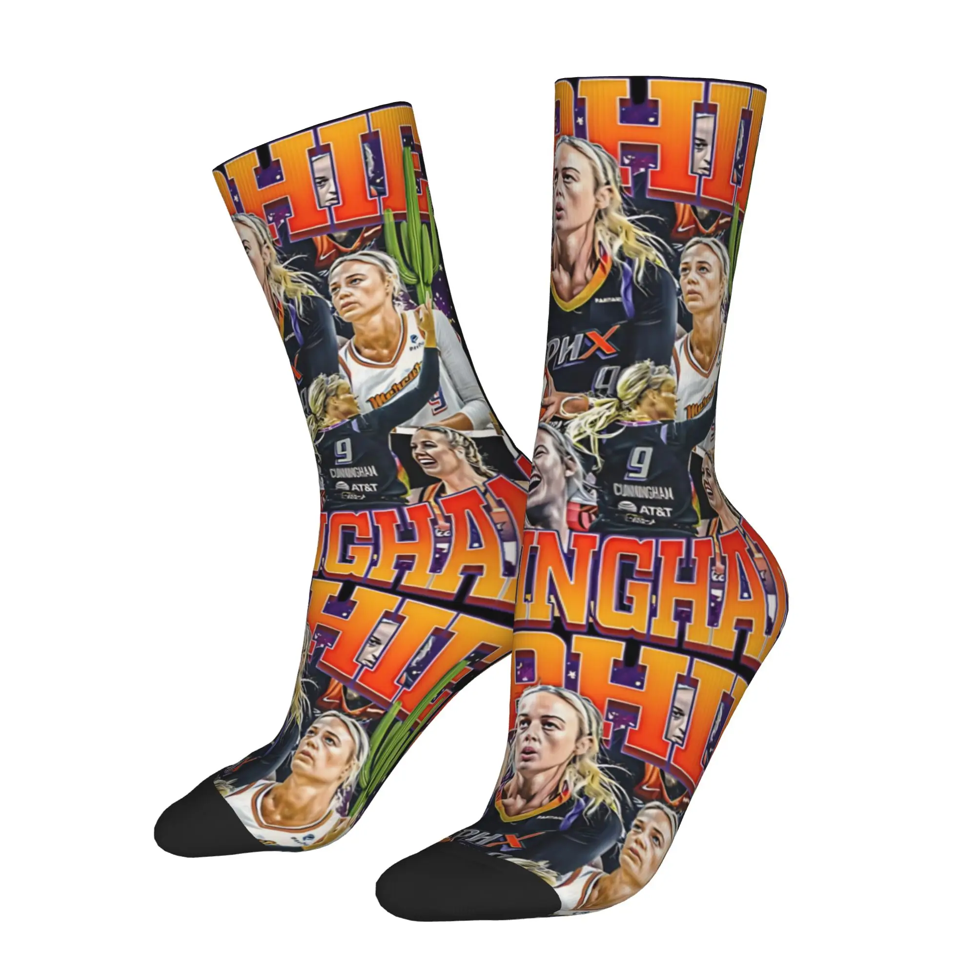 Sophie Cunningham Indiana Fever Socks Men Women Funny Happy  Socks Harajuku Spring Summer Autumn Winter Middle Tube Socks Gift
