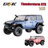 EAZYRC 1:18 Thunder Storm Simulation RC Climbing Vehicle 4WD Remote Control Off Road Vehicle Model RC Car Toys for Boys FMS