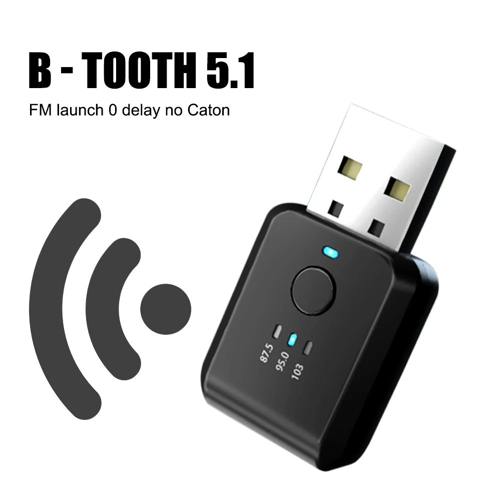 

Car Bluetooth 5.1 FM01 Transmitter Receiver Handsfree Call Mini USB Power Car Kit Auto Wireless Audio For Car Fm Radio