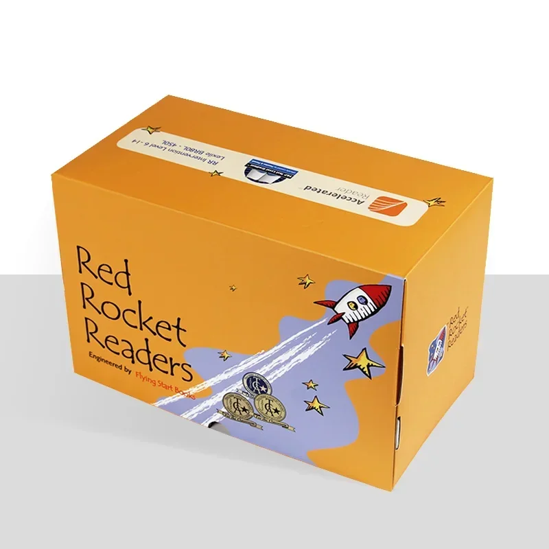 144 Books Box Set Red Rocket Readers Yellow Box Graded Reading Book 6-12 Years Children English Enlightenment Picture Book