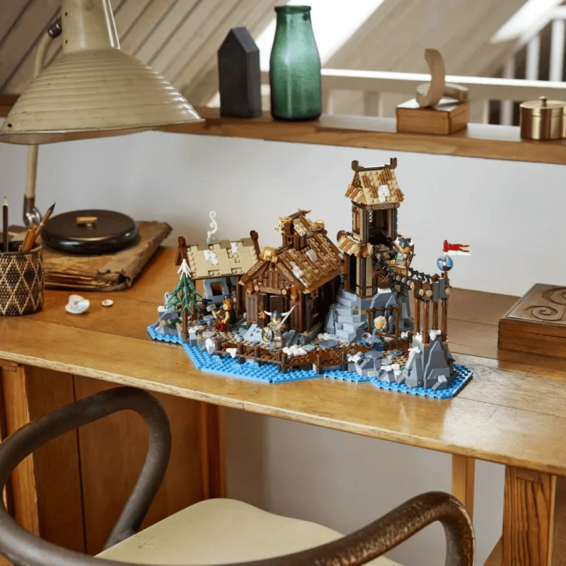 

Year end promotion 2026 NEW 2103PCS MocViking Village Creative Series Building Blocks Puzzle Toy Gift for Boys and Girls