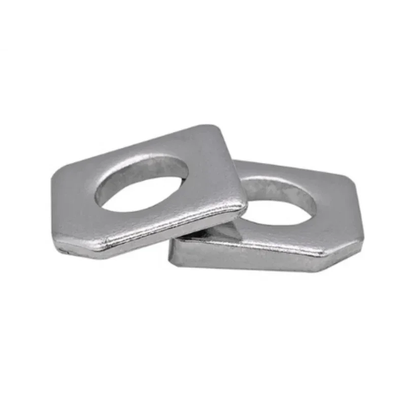 304/316 Stainless Steel Square Diagonal Flat Gaskets Missing Angle Washers GB853 Square Gasket M6 M8 M10 M12 M14 M16 M18 M20 M24