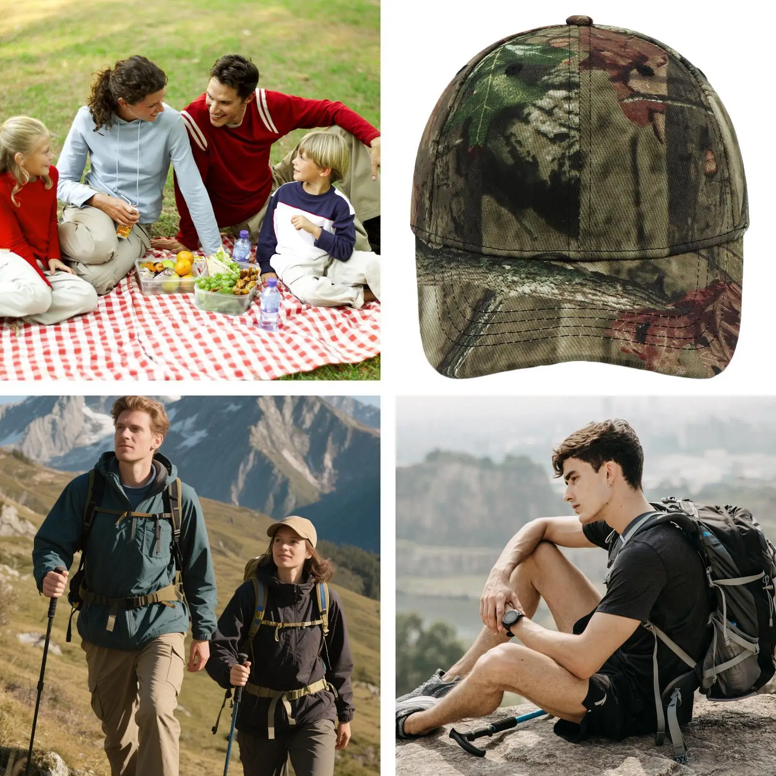 

Бейсбольные кепки для мужчин, хлопковые регулируемые дышащие головные уборы, походная шапка для мужчин, охота, рыбалка, кемпинг, работа, спорт, гольф