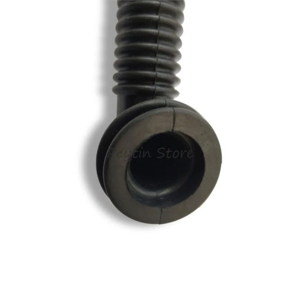 5Pcs 25x25mm Corrosion-resistant Black Rubber Tube Car Wire Harness Door Tube Dust-proof Threading Protection Tube image 3