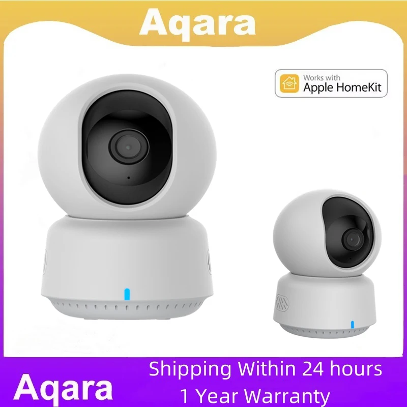 

Aqara 2K HD Smart Camera E1 360° Viewing Secure Video Indoor Two-Way Audio Wifi 6 IP Surveilla AI Cloud Camera For Apple Homekit